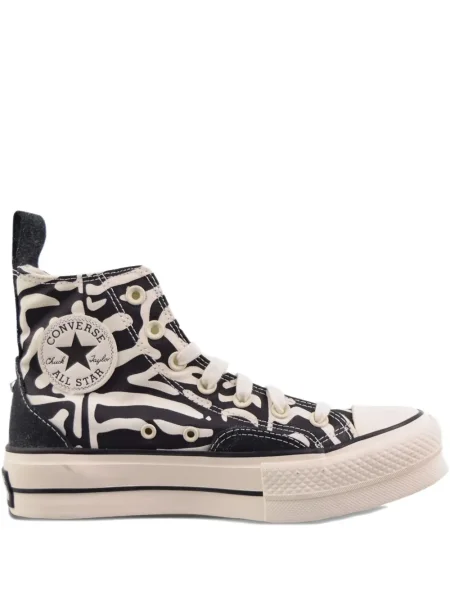 Бягане slip-on маратонки Converse Chuck Taylor All Star на платформе черно