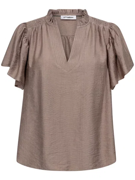 Co'couture Bluză Hera deschis maro