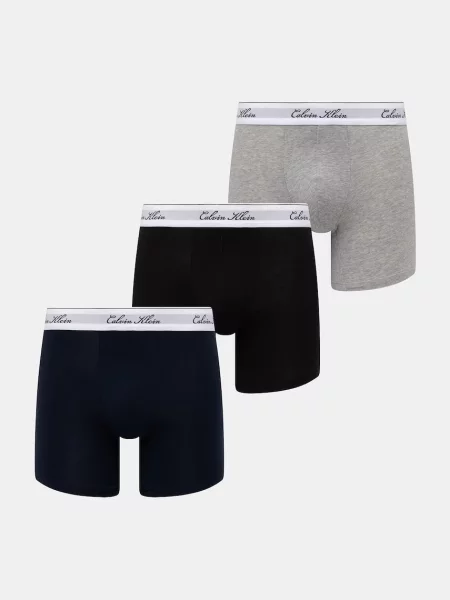 Calvin Klein Underwear boxerky pánske s bavlnou sivá