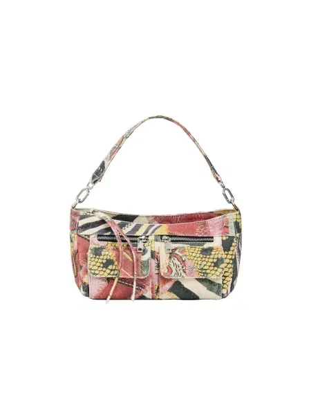 Desigual Torba za čez ramo rumena / rosé črna