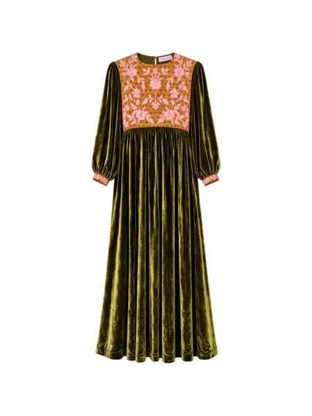 Rochie maxi Muzungu Sisters verde