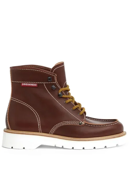 Botine Dsquared2 din piele maro