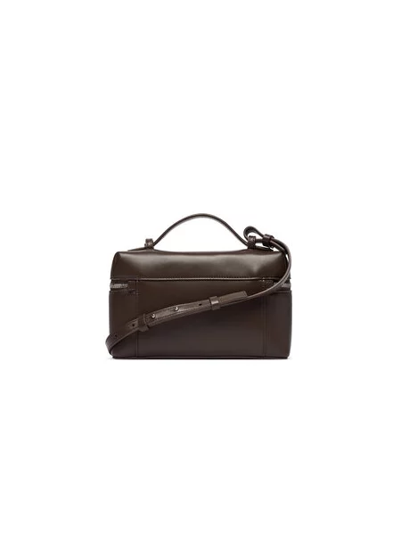 Kabelka Emporio Armani hnědá