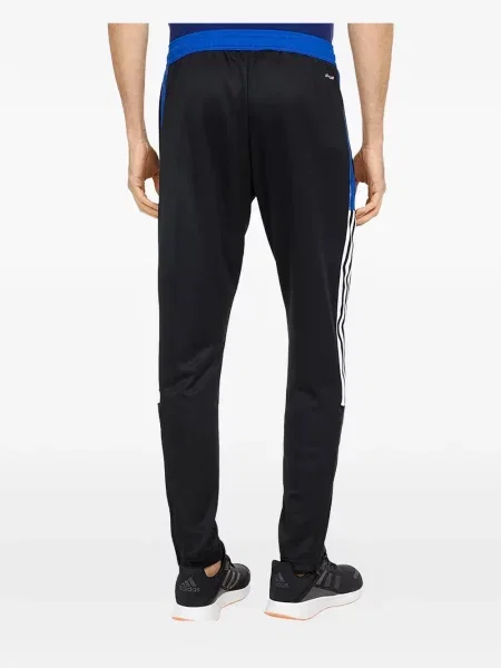 Pălărie Adidas cu dungi cu platformă din jerseu alb