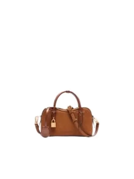 Torebka Stella Mccartney skórzana biznesowa brązowa