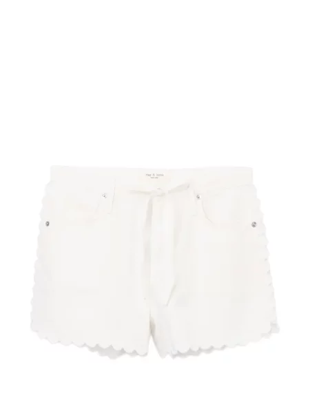 Pantaloni scurți Rag & Bone alb