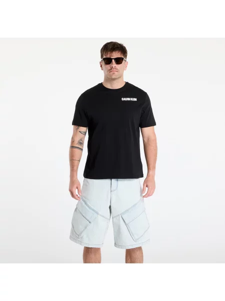 Tricou Calvin Klein Jeans Ss Calvin Line 3 Tee Black S negru