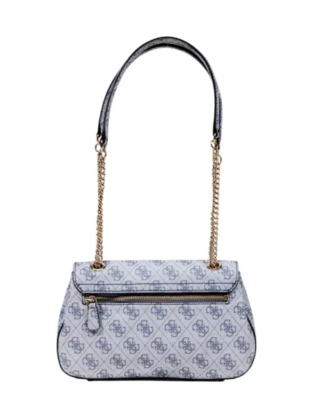 Чанта Guess KATYA синьо бяло