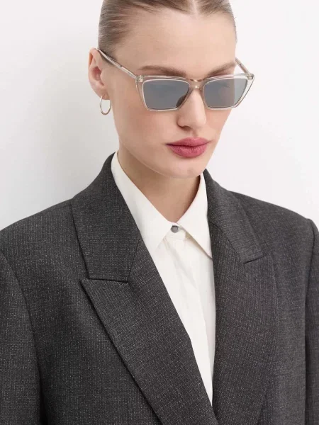 Слънчеви очила Saint Laurent SL MICA THIN бежово