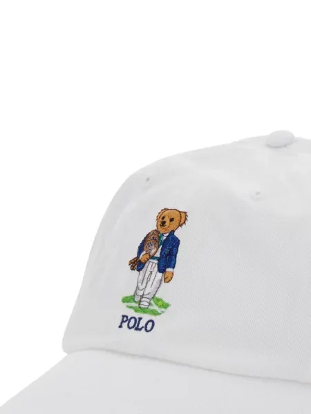 Koszulka polo Polo Ralph Lauren z autografem biała