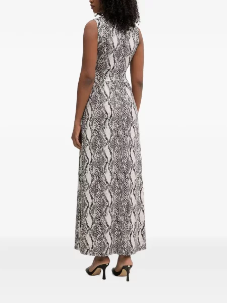 Rochie maxi Morgan cu imagine cu model piele de șarpe