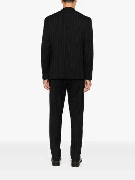 Costum Tagliatore cu dungi de costum negru
