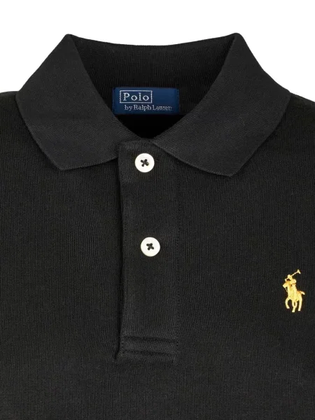 Top Polo Ralph Lauren z autografem czarny