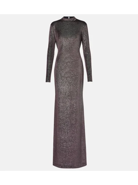 Rochie The Sei din jerseu violet