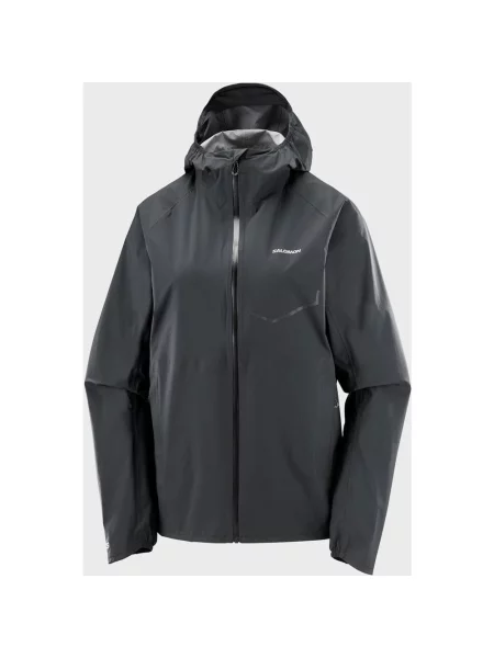 Kurtka z kapturem Salomon Bonatti Waterproof czysty XS czarny