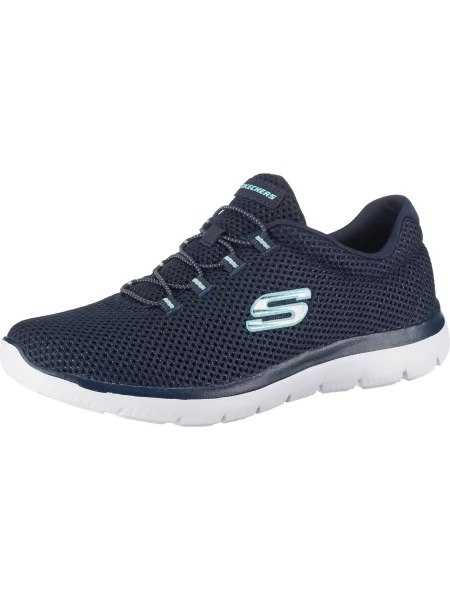Sneakerși Skechers albastru