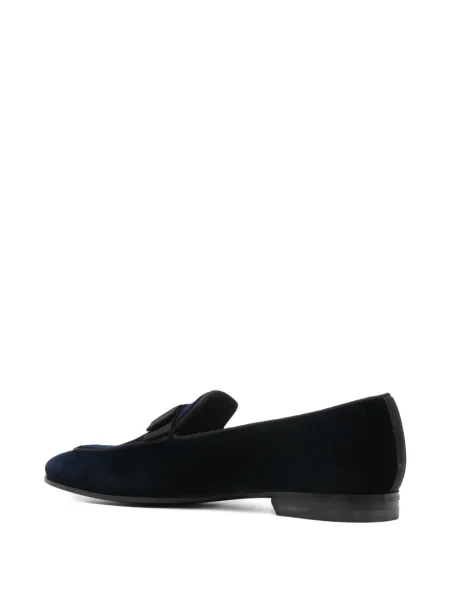 Pantofi loafer Tagliatore de catifea albastru