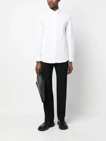 Ilgas marškiniai Jil Sander balta
