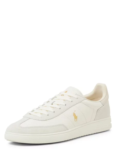 Polo Ralph Lauren skórzane trampki Mężczyźni skóra 41 biały