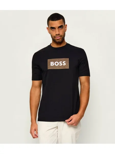 BOSS BLACK Tricou C-Taut 26 negru