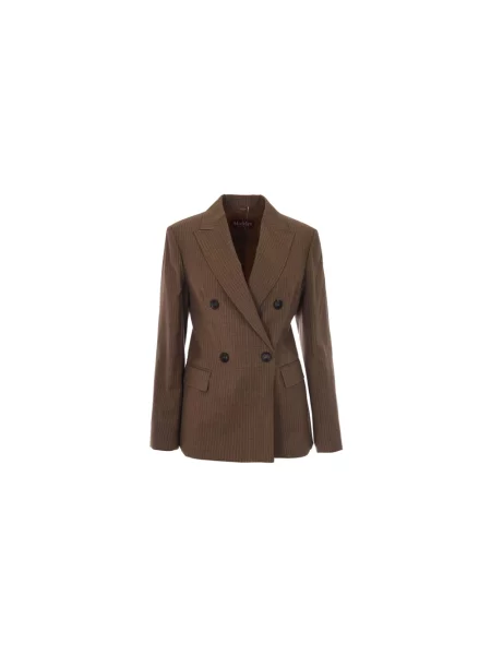 Marynarka Max Mara Studio wełniana brązowa