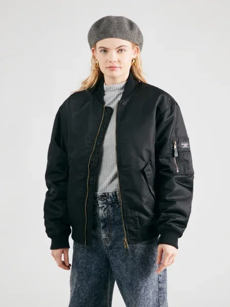 Bomber jakna Guess Jeans črna