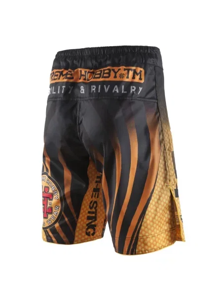 Spodenki do Grapplingu MMA BJJ K1 EXTREME HOBBY ANGRY WASP czarne
