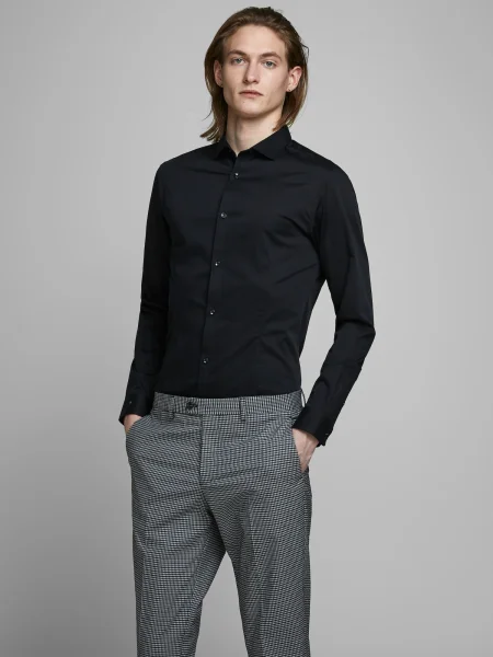 Jack&Jones Cămașă Parma Super negru