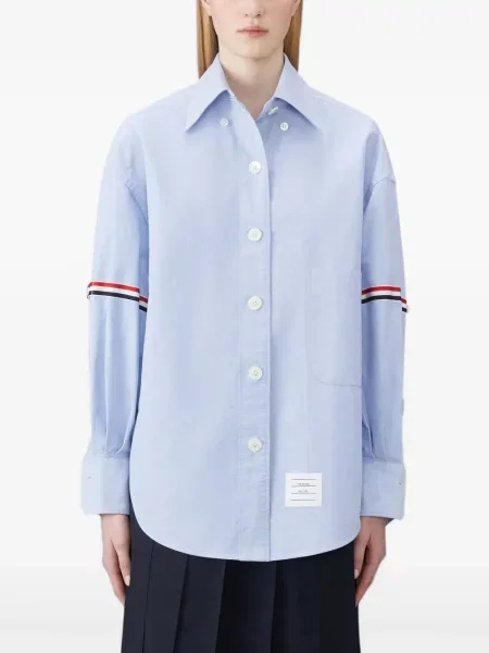 Košeľa Thom Browne modrá