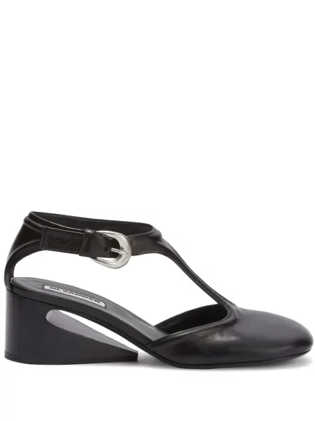 Pantofi cu toc Jil Sander negru