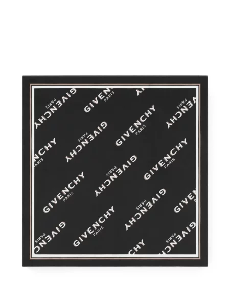 Fular Givenchy de mătase negru