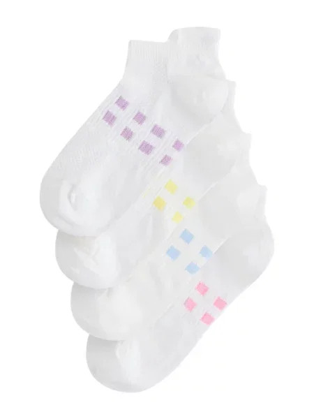 Next Șosete albastru deschis / galben / lila alb