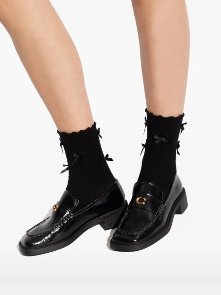 Pantofi loafer Coach negru