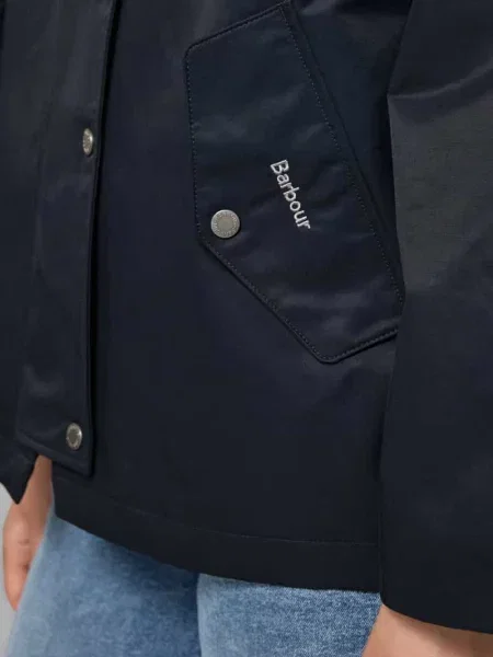Parka o kroju regular fit z mieszanka bawełny model KINGSWOOD' Barbour granatowa