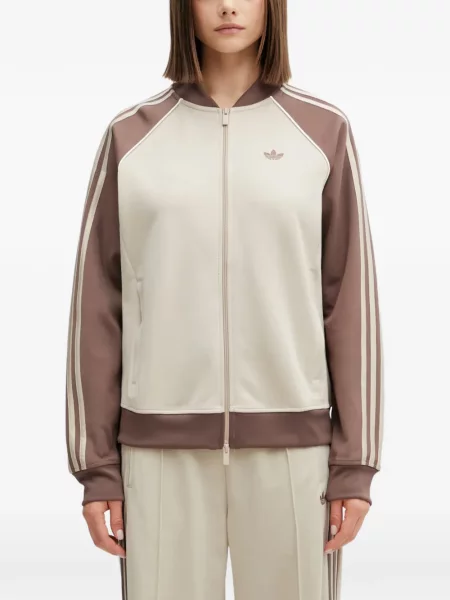 Hímzett futó kötött melegítő felső Adidas kék