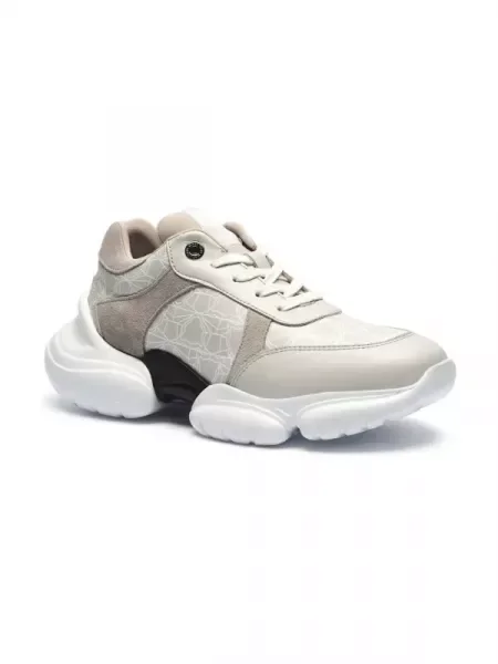 Marc Cain Bőr sneakers tornacipő fehér