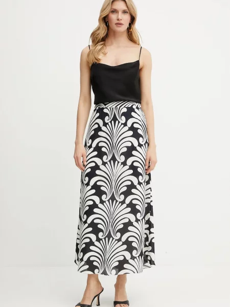 Спідниця Luisa Spagnoli midi розкльошена чорний