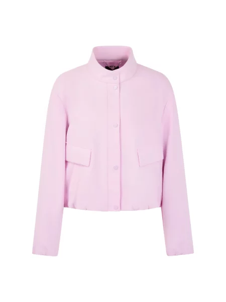Marc Cain Kurtki Kobieta XL Jacke mit kleinem Stehkragen różowy