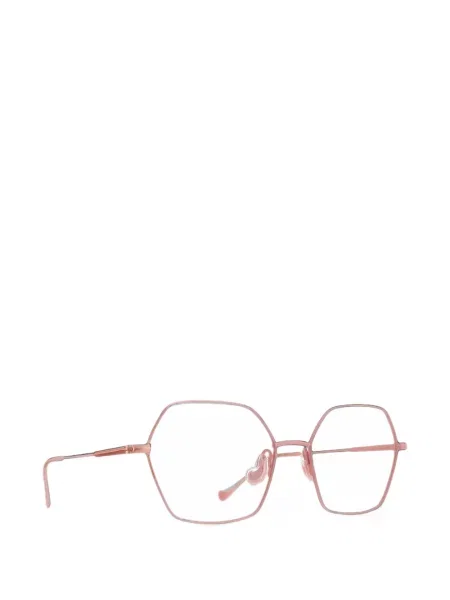 Ochelari de soare Caroline Abram cu imprimeu geometric roz