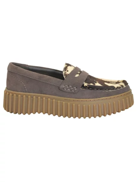 Mokasíny Clarks hnedá
