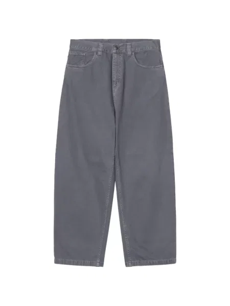 Blugi Carhartt Wip cu autograf gri