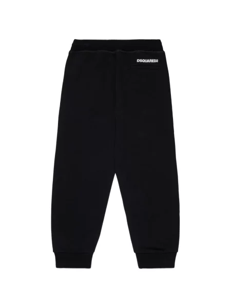 Spodnie dziecięce Dsquared2 czarne