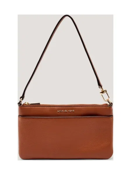 Geanta de piele Michael Kors din piele plic maro