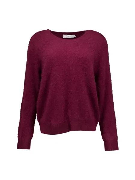 Dzianinowy sweter Janice czerwony