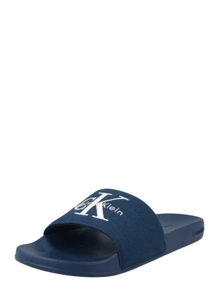 Calvin Klein Jeans Nizki natikači ESS mornarska / bela modra