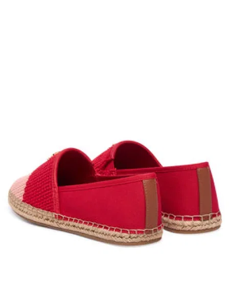 Tommy Hilfiger Espadrilles Script Crochet Espadrille piros