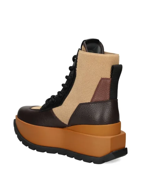 Cizme scurte United Nude din piele maro