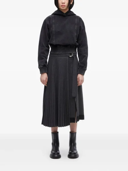 Hanorac cu glugă 3.1 Phillip Lim negru