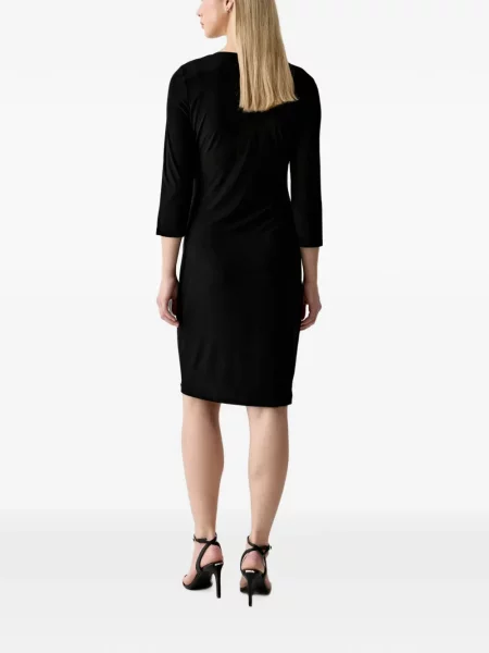 Rochie mini Joseph Ribkoff cu volane plic negru