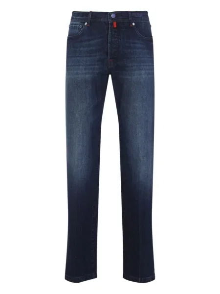Blugi Kiton cu 5 buzunare albastru